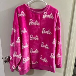 Barbie Pink Fleece Pajama Top